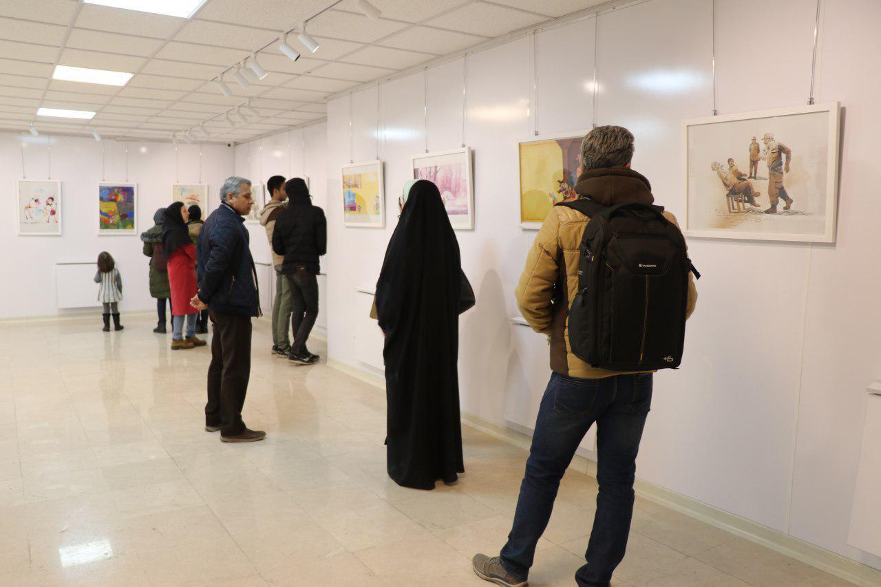 گزارش تصویری نمایشگاه تصویرگری نگاهی نو در استان البرز