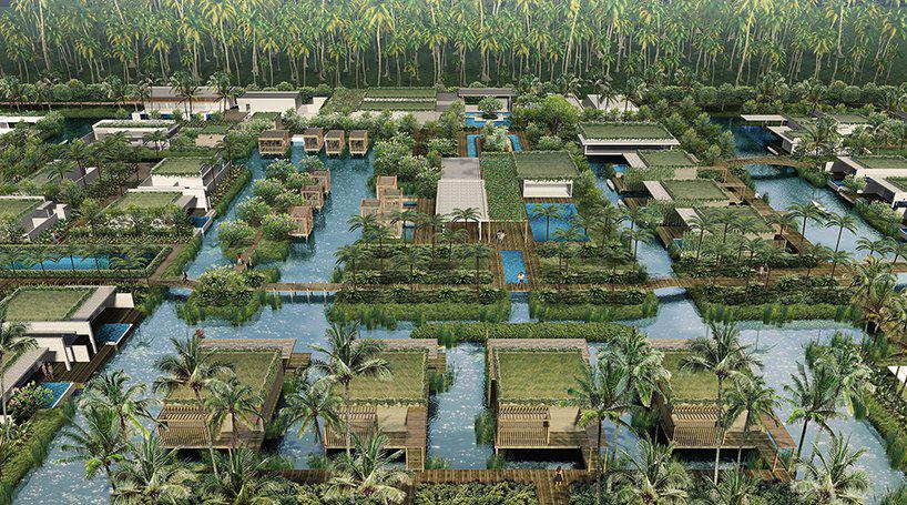 urbnarc designs luxury resort to camouflage into the kerala natural landscape