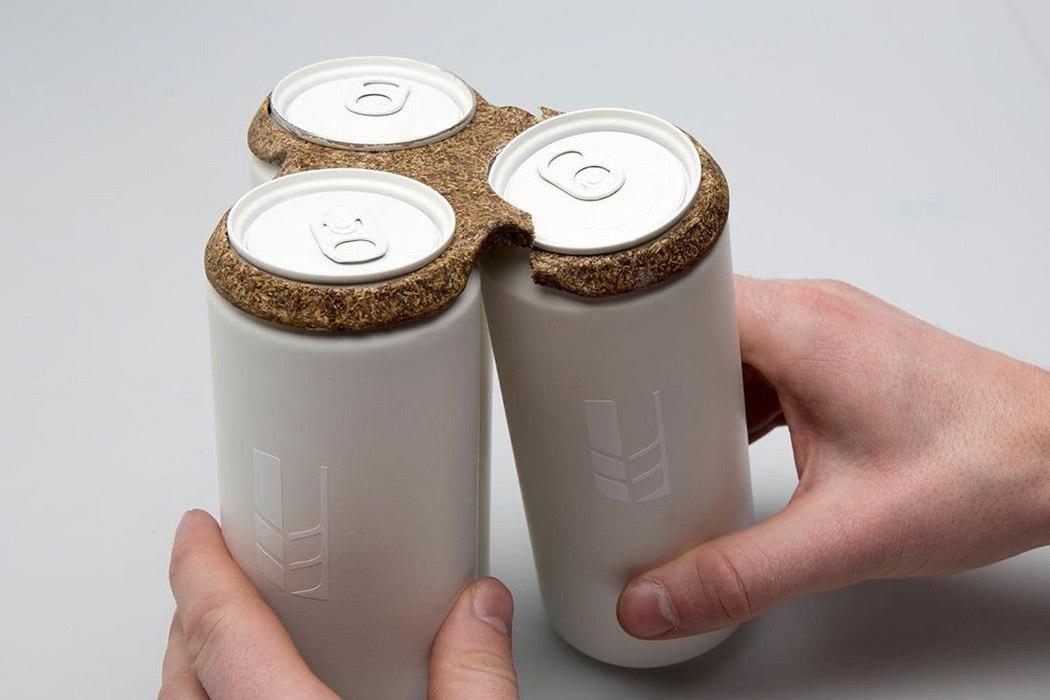 THIS 100% BIODEGRADABLE PACKAGING MATERIAL IS MADE FROM BREWERS SPENT GRAIN!