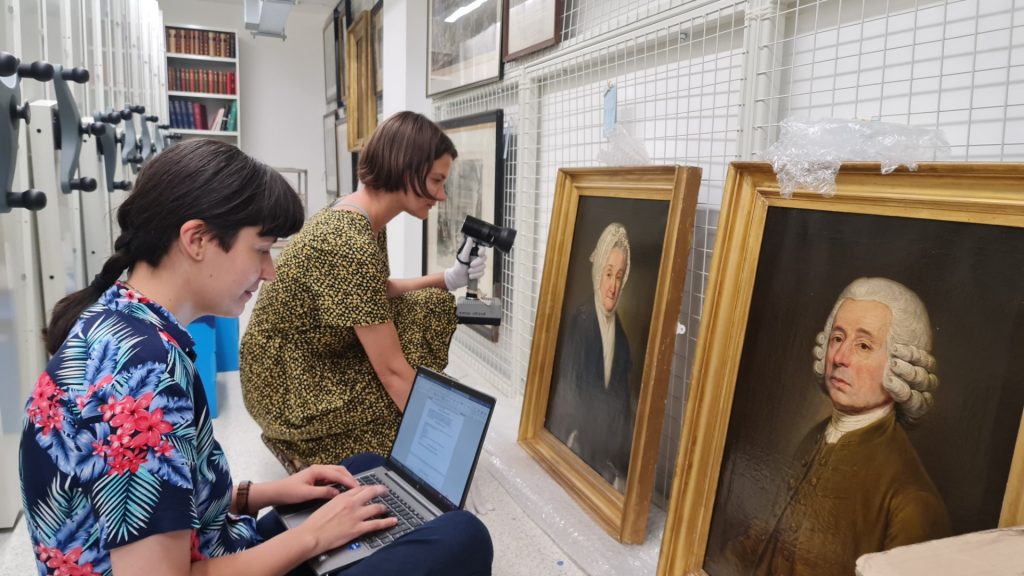 Two Ukrainian Conservators Who Fled War in Kyiv Have Restored Portraits at England`s Huguenot Museum, Dedicated to an Earlier Wave of Refugees