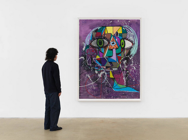 George condo renders experimental "bizarre characters" for dual NYC exhibition "pastels"